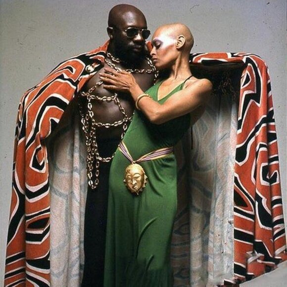 ESSENCE by MAIL (USA) LADIES VINTAGE AFRICAN INSPIRED KIMOTO ROBE ( NO CLOSURE) - Picture 4 of 17